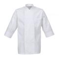 Chef Works (2XL) White 3/4 Sleeve Coat JLCL-WHT-2XL